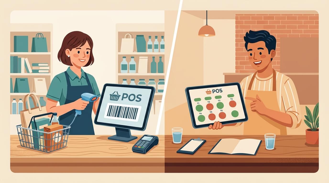 retail POS vs restaurant POS